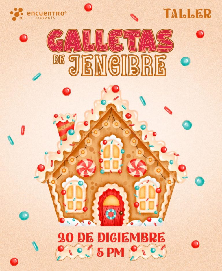 Vamos al taller de galletas de jengibre en Encuentro Oceanía