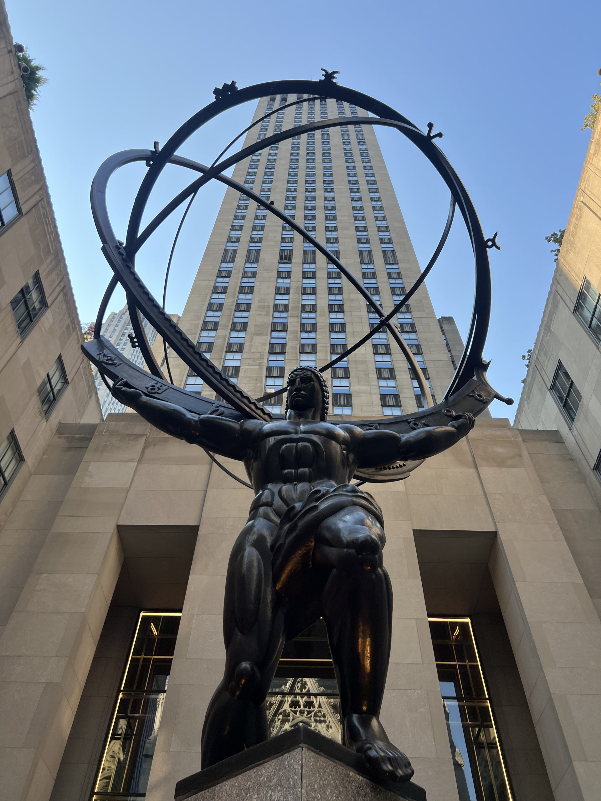 manhattan corazón nueva york rockefeller center