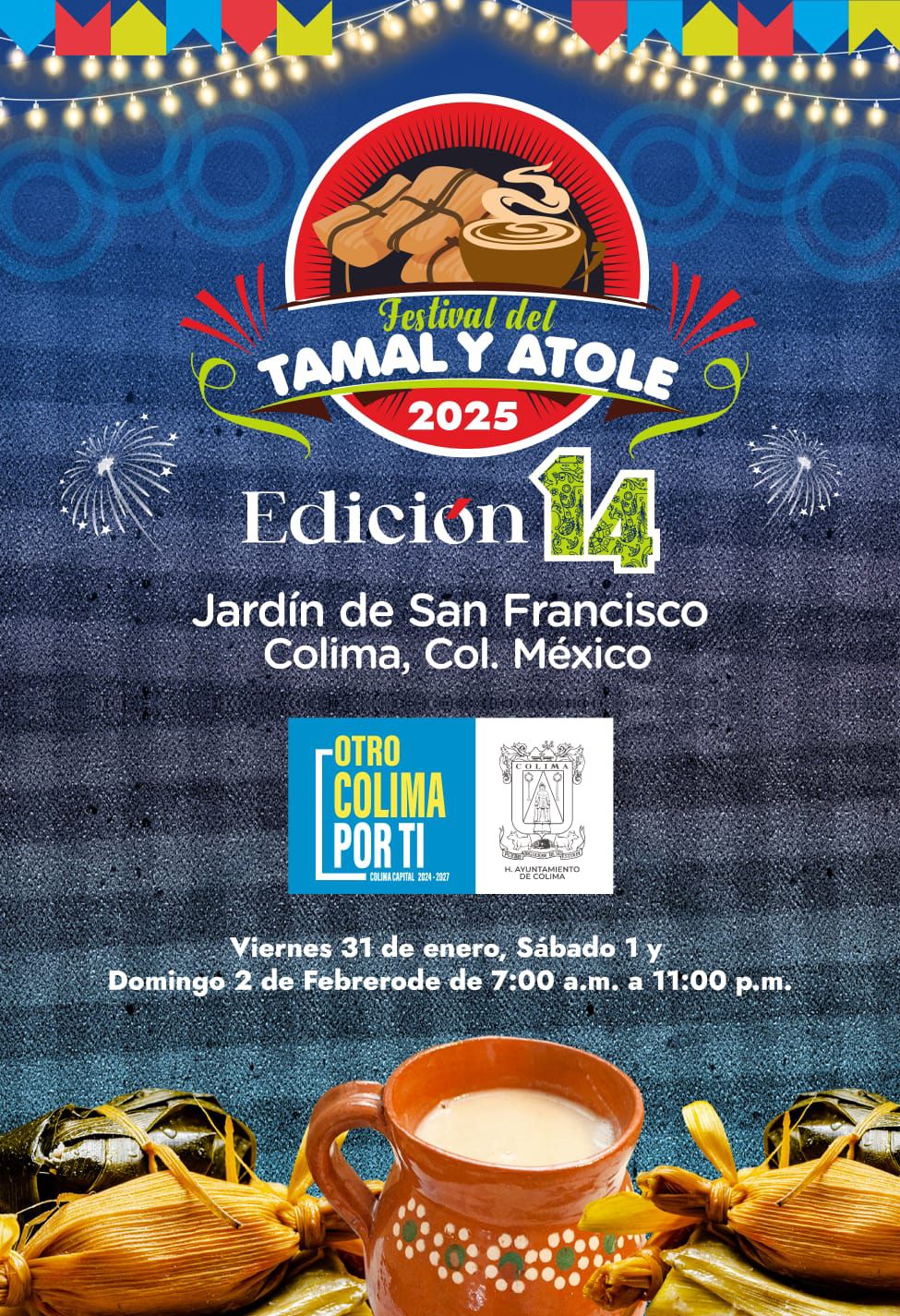 festival del tamal y el atole cartel