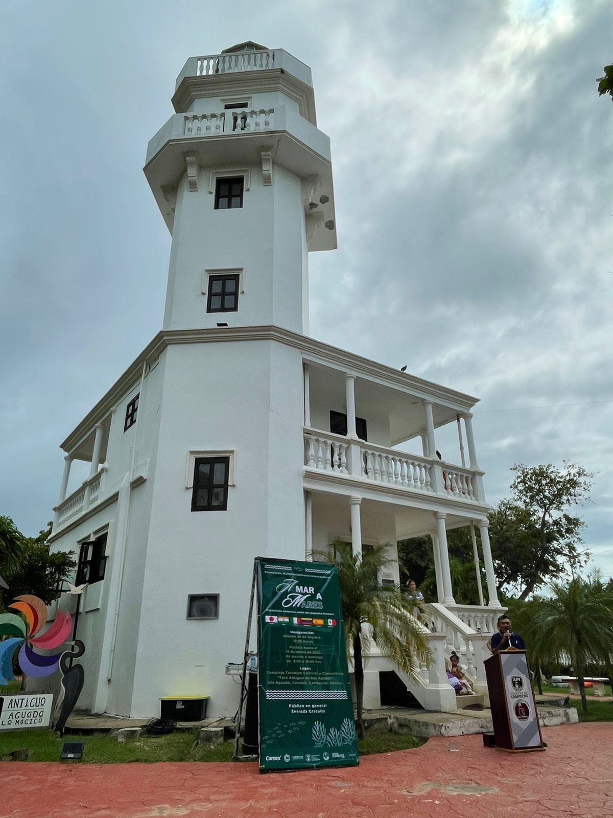 faro campeche isla aguada pueblo mágico