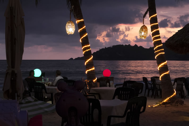 playa la ropa guerrero cena romántica