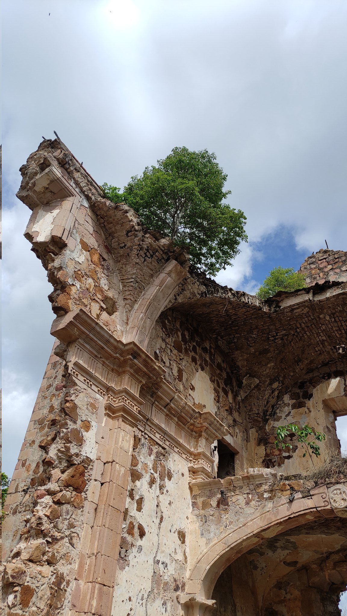 ruinas iglesia el rosario pueblo mágico