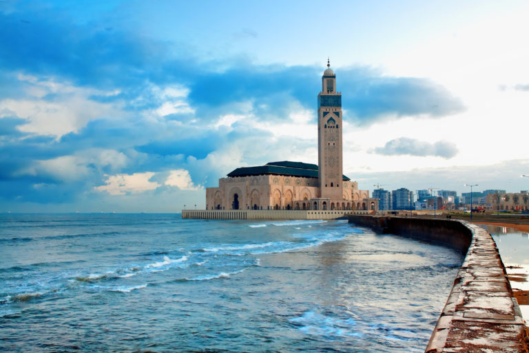 Hassan,Ii,Mosque,In,Casablanca,,Morocco