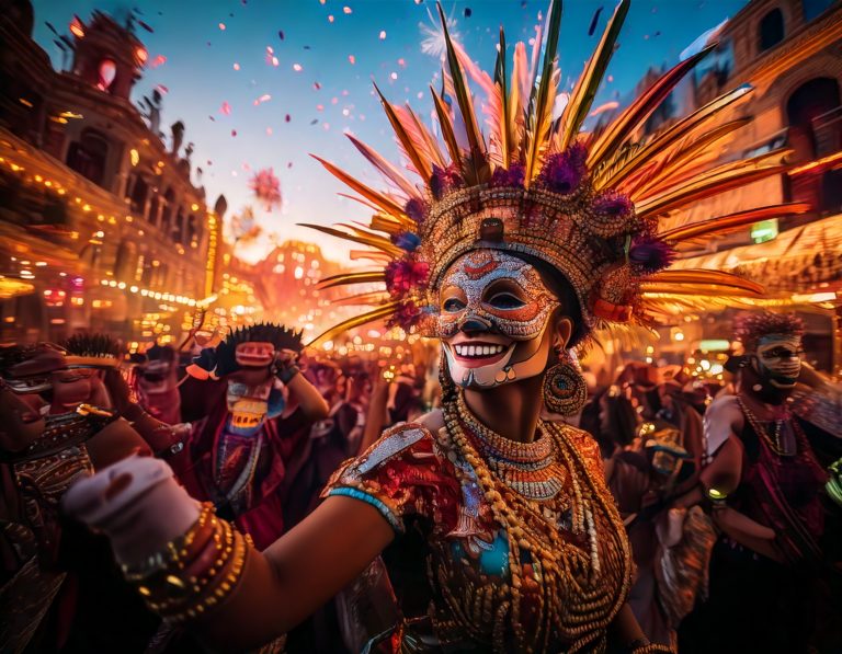 Carnavales en México: música, baile y colores vibrantes