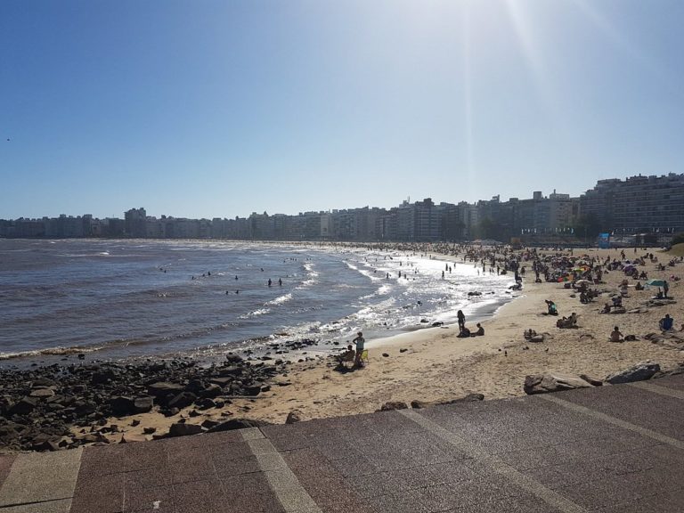 playa-pocitos-en-uruguay-montevideo