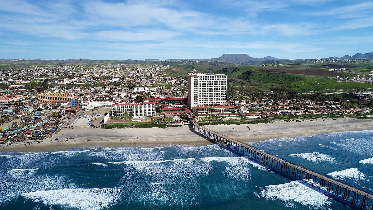 rosarito baja california méxico vista ciudad