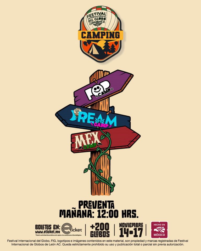 ¡Boletos del Camping FIG 2025 ya disponibles!