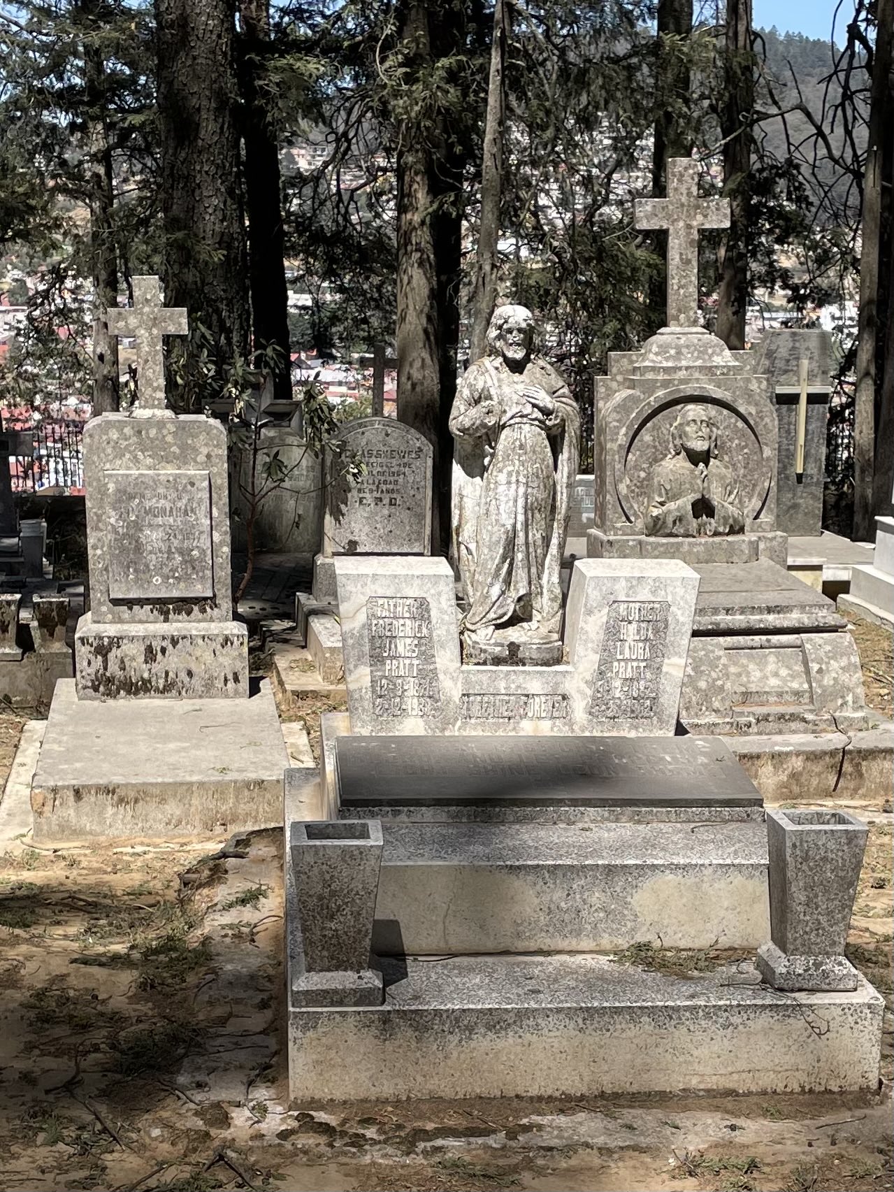 figuras en panteón inglés hidalgo