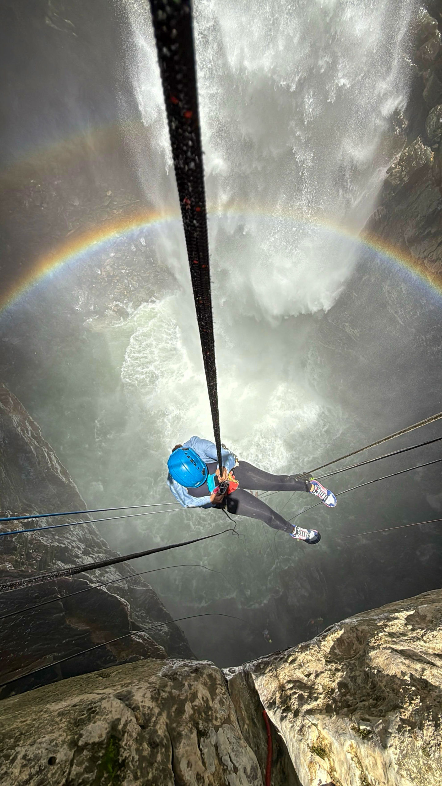 rappel sótano del popócatl ámonos viajeras