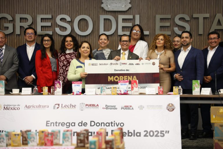 En Puebla nadie está solo, afirma Laura Artemisa en Lechetón con Causa 2025