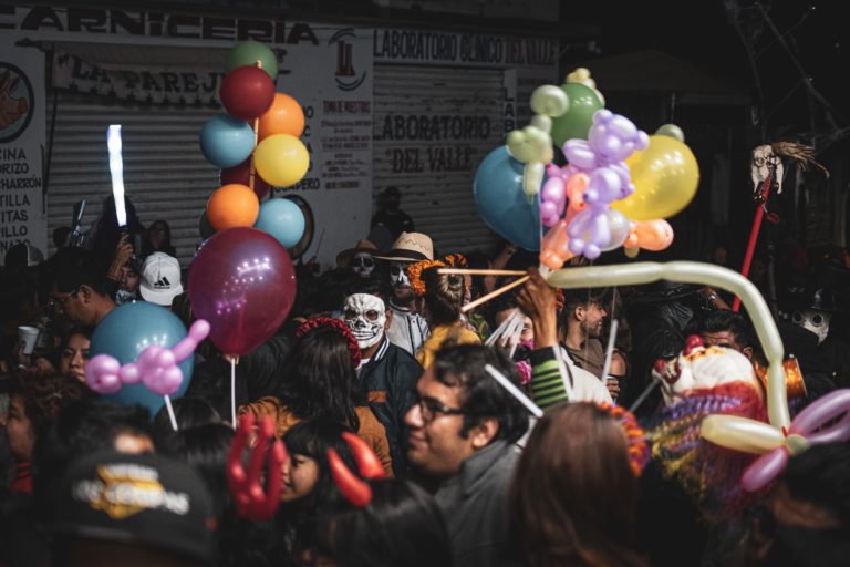 Etla,,Oaxaca,,Mexico,-,November,1st,2022:,Street,Parade,And