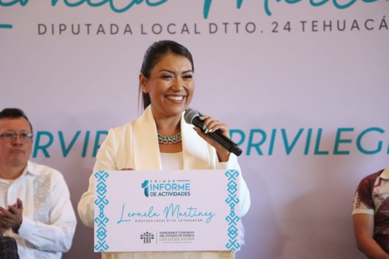Construimos una sociedad más justa: Leonela Martínez en su primer informe