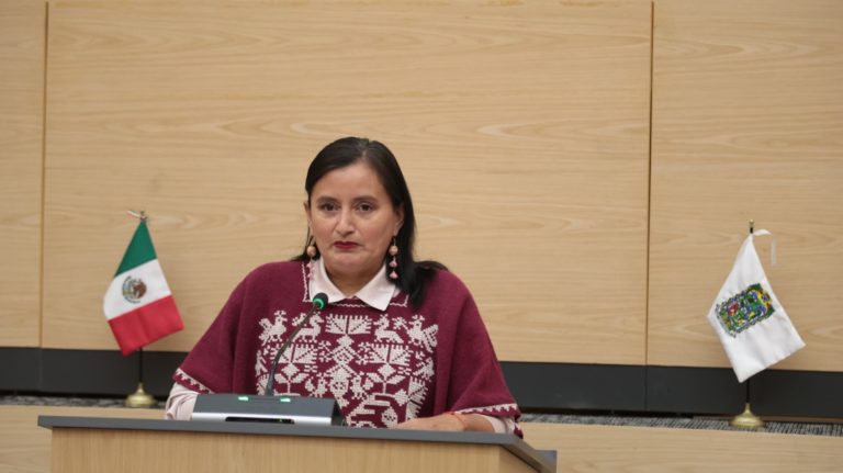 Impulsa diputada Esther Martínez protección legal y cultural a los bordados tradicionales de Hueyapan