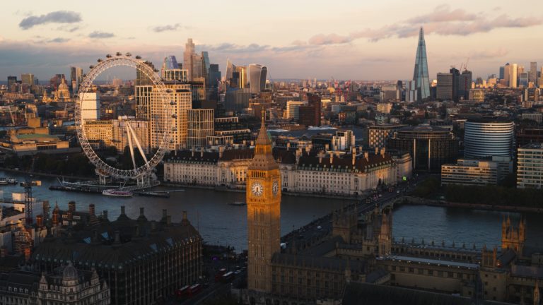 5-5-2025,London,-,Aerial,View,Shot,Of,London,Uk,,United