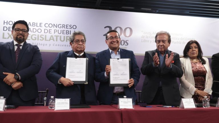 Refrenda Congreso del Estado convenio de colaboración con el IAP-Puebla
