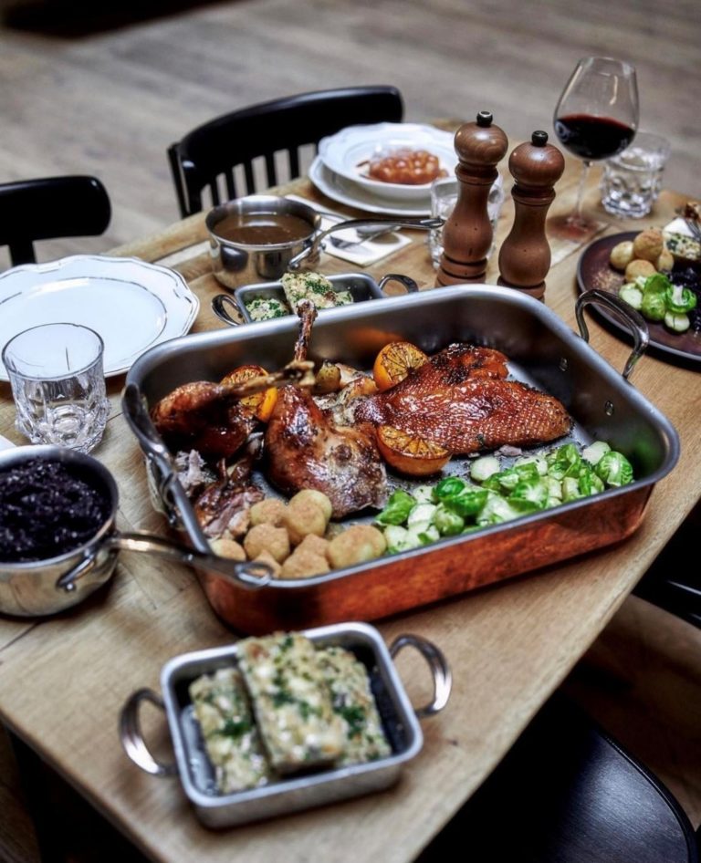 Alemania-navideño-pato-asado