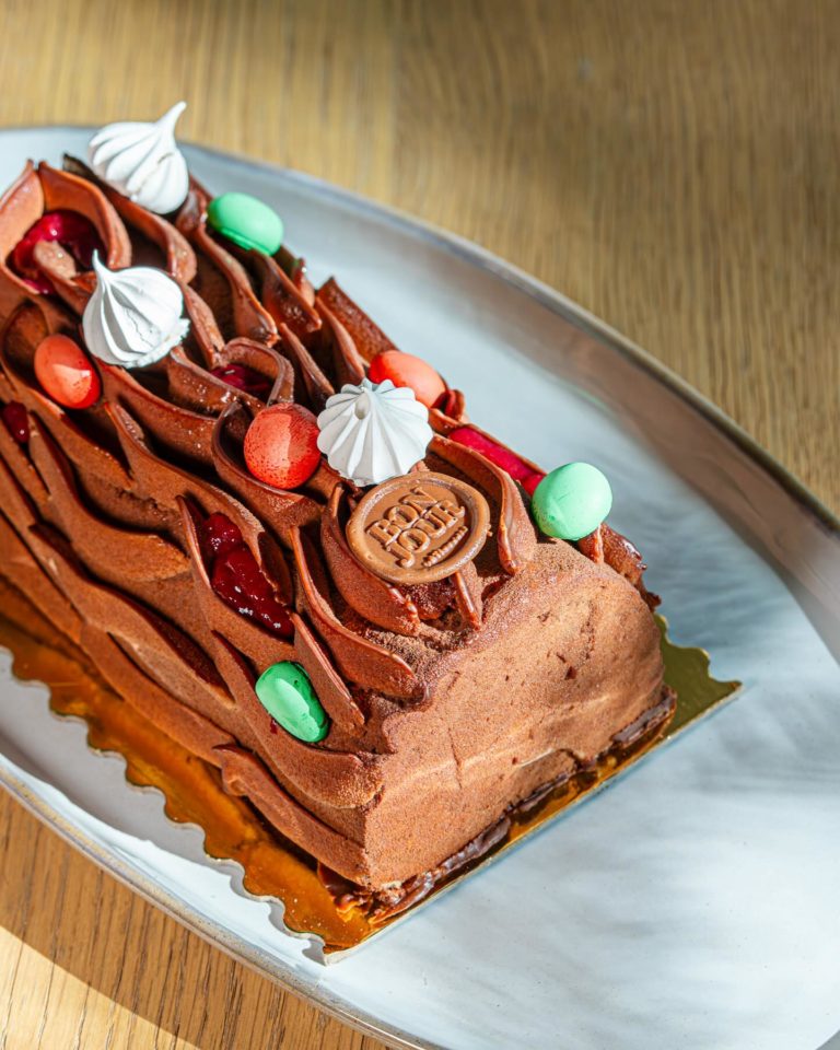 Bûche-de-Noël-navideño-comida