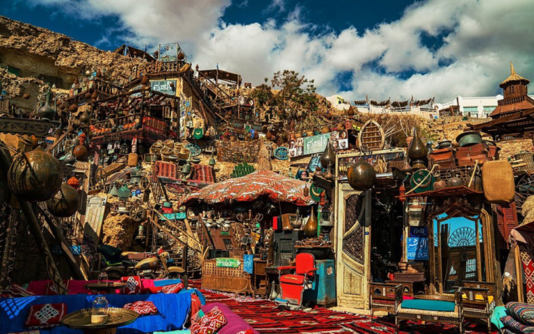 Farsha Café: lugar de faraones, luces y bebidas únicas