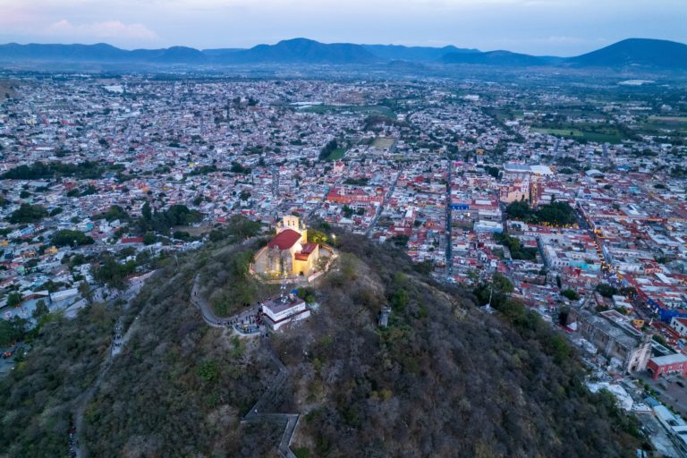 Atlixco,Puebla,Aerial,Shots,Of,The,City