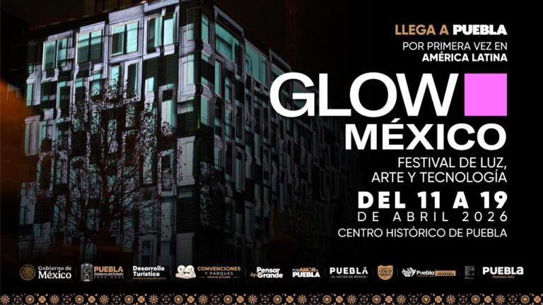 GLOW llega a Puebla: luces que transforman la noche
