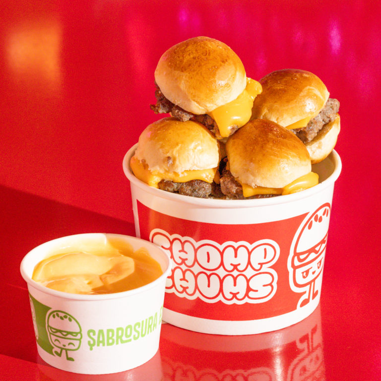 Chomp Chums: mini burgers, grandes antojos